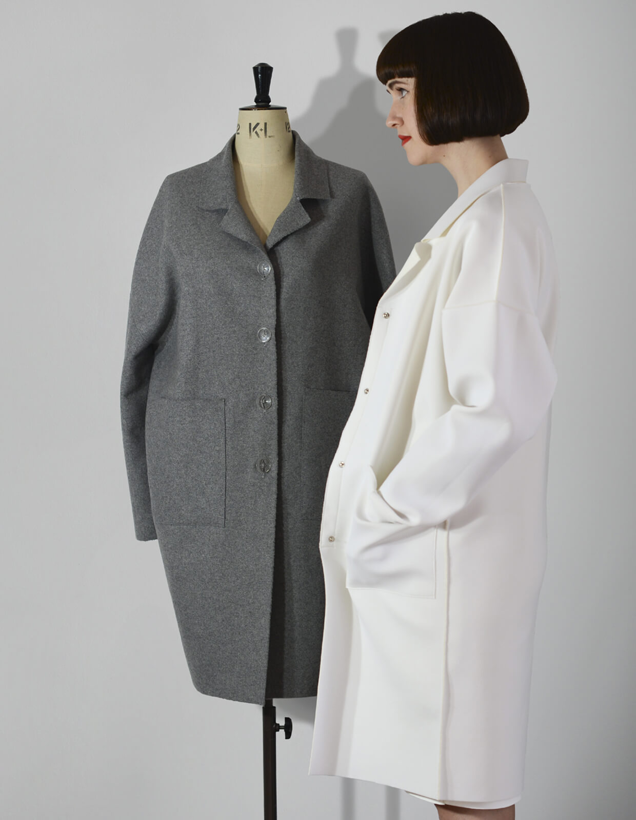 The Maker's Atelier Unlined Raw-edged Coat - The Fold Line