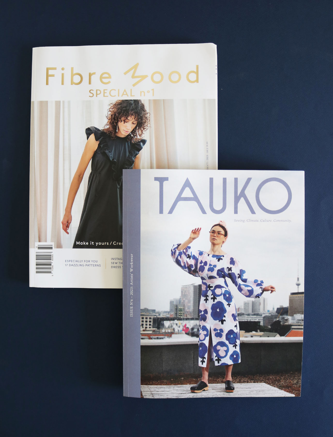 Fibre Mood and Tauko are two of the most popular sewing pattern magazines on the market and make the perfect gift. Fibre Mood Special No. 1 features 17 new patterns and TAUKO Issue No. 6 features 10 more patterns.