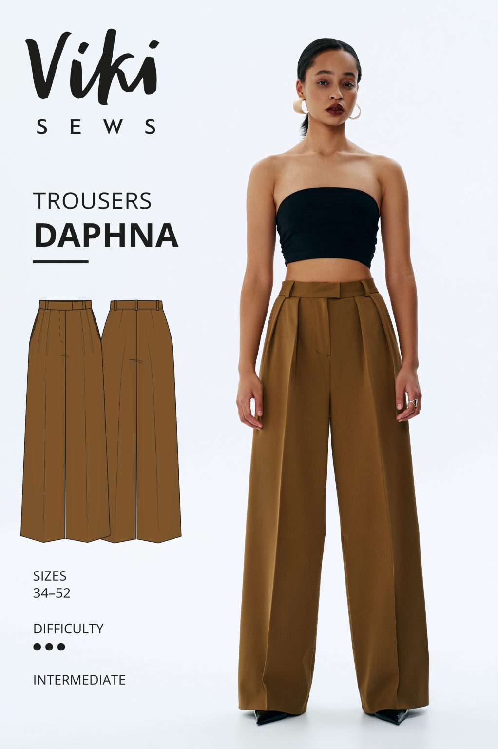 Vikisews Daphna Trousers PDF - The Fold Line