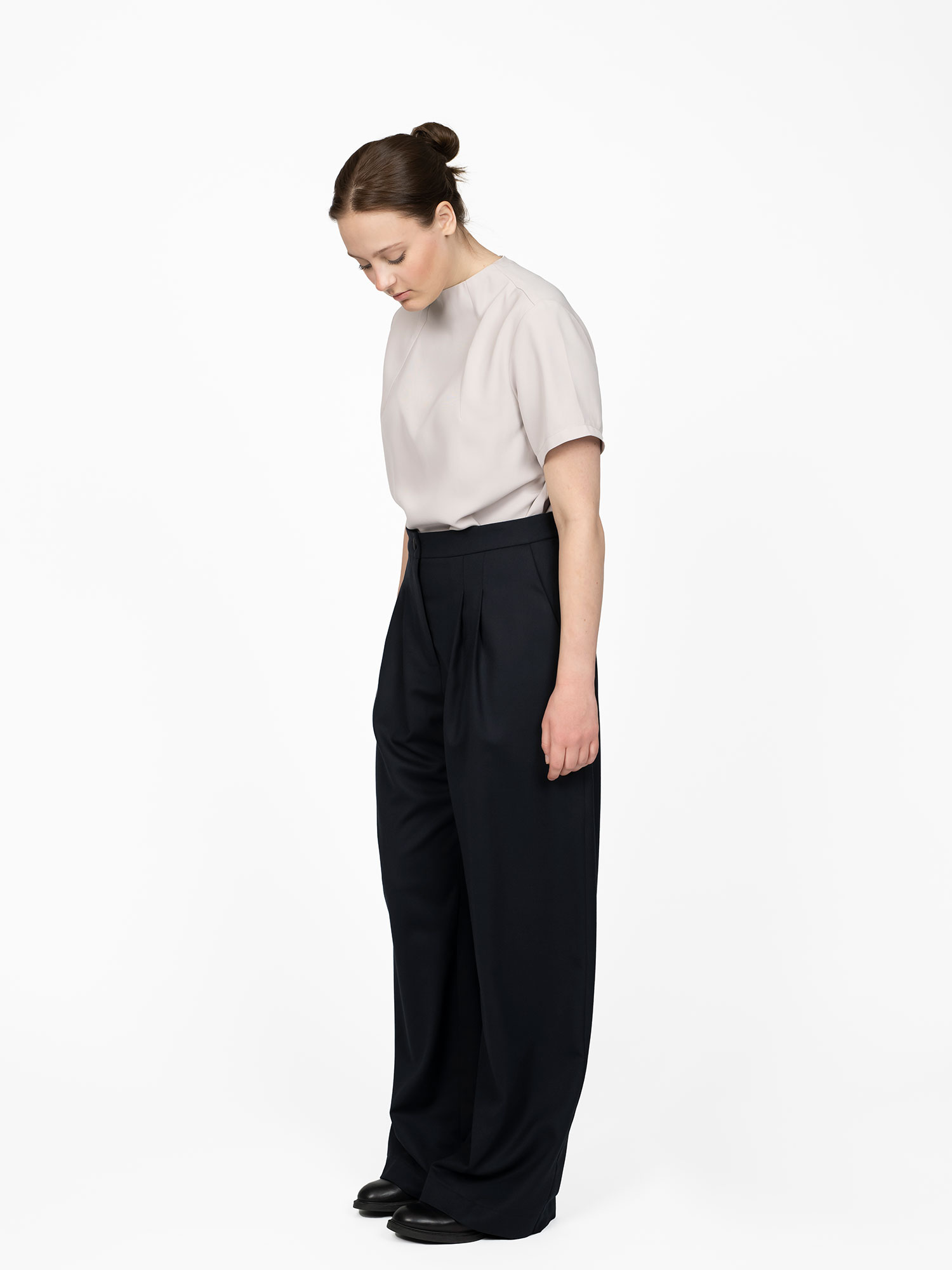 The Assembly Line Funnel Neck Top - The Fold Line