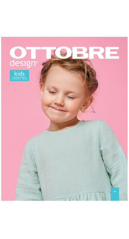 A sewing pattern magazine from OTTOBRE Design on The Fold Line. A magazine with 27 patterns for babies and children with comprehensive sewing instructions. The full-size patterns are printed on six large pattern sheets.