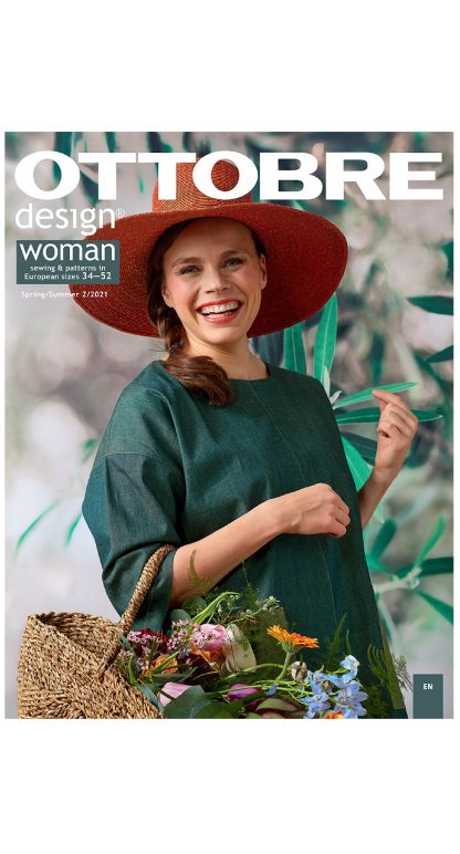 A sewing pattern magazine from OTTOBRE Design on The Fold Line. A magazine with 18 patterns for women with comprehensive sewing instructions. The full-size patterns are printed on four large pattern sheets.