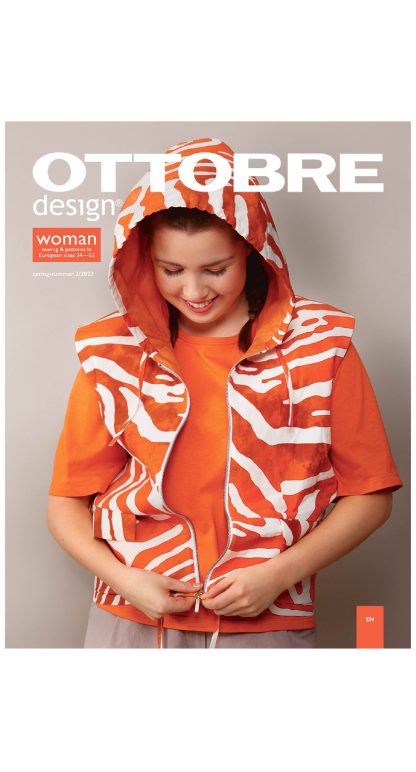 A sewing pattern magazine from OTTOBRE Design on The Fold Line. A magazine with 18 patterns for women with comprehensive sewing instructions. The full-size patterns are printed on four large pattern sheets.