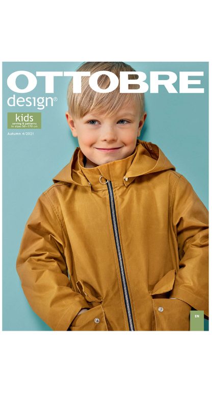 A sewing pattern magazine from OTTOBRE Design on The Fold Line. A magazine with 35 patterns for babies and children with comprehensive sewing instructions. The full-size patterns are printed on six large pattern sheets.