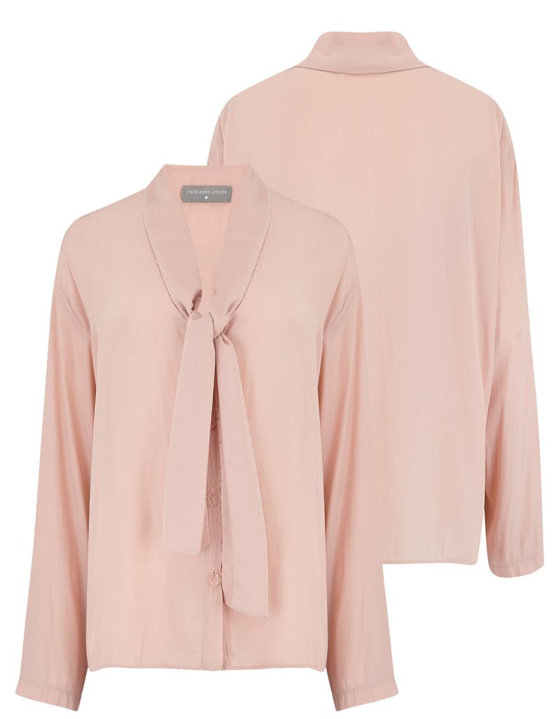 The Maker's Atelier Tie Front Blouse - The Fold Line
