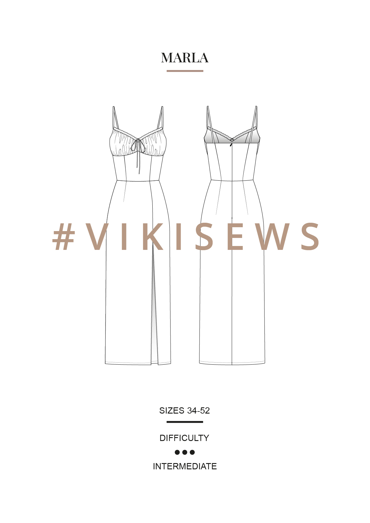 Vikisews Marla Dress - The Fold Line