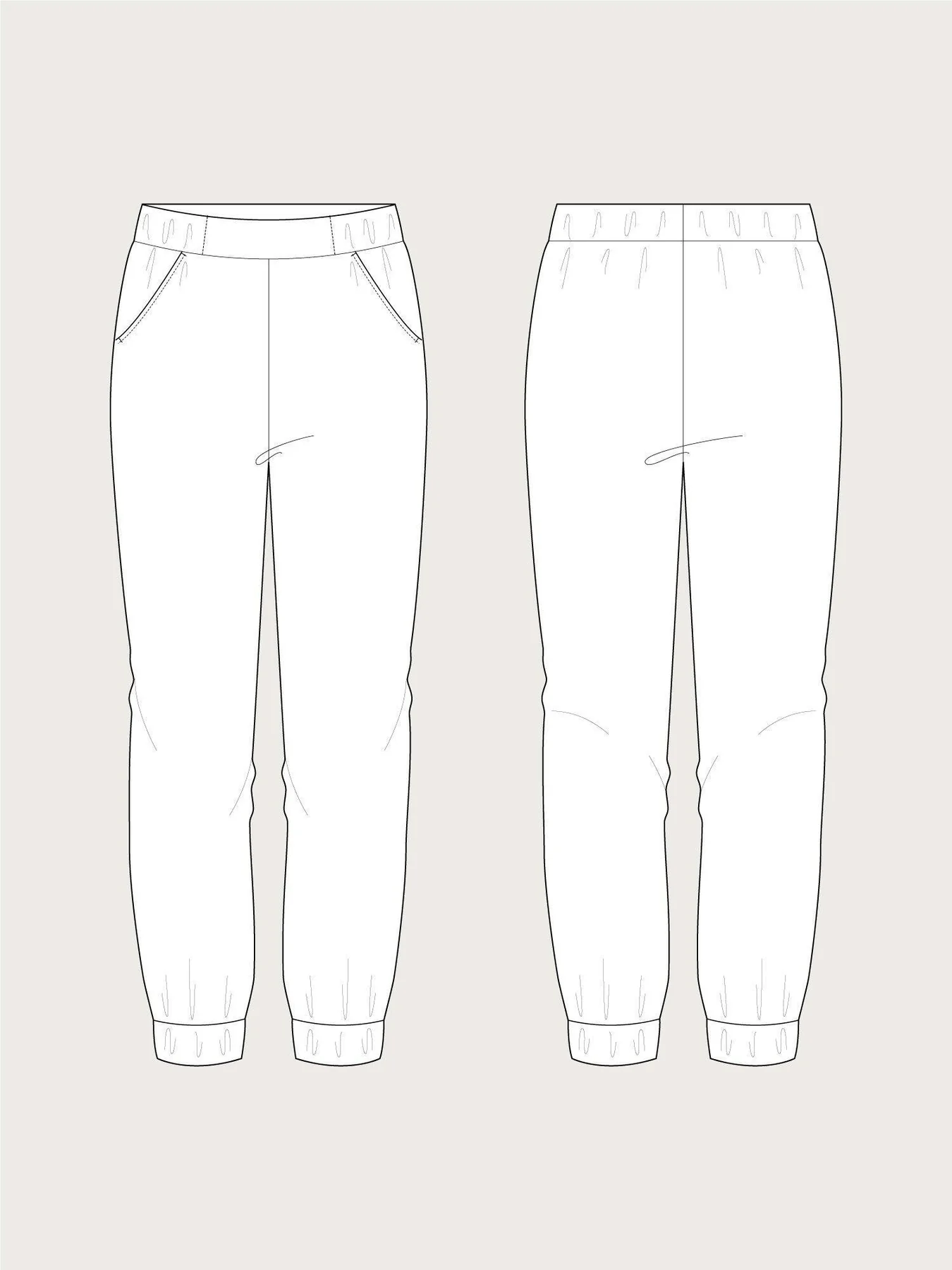 Almost Long Trousers sewing pattern – gather here online