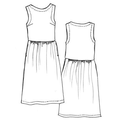 Tessuti Fabrics Felicia Pinafore Dress - The Fold Line