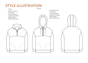 Wardrobe by Me Men's Zip-up Sweater - The Fold Line