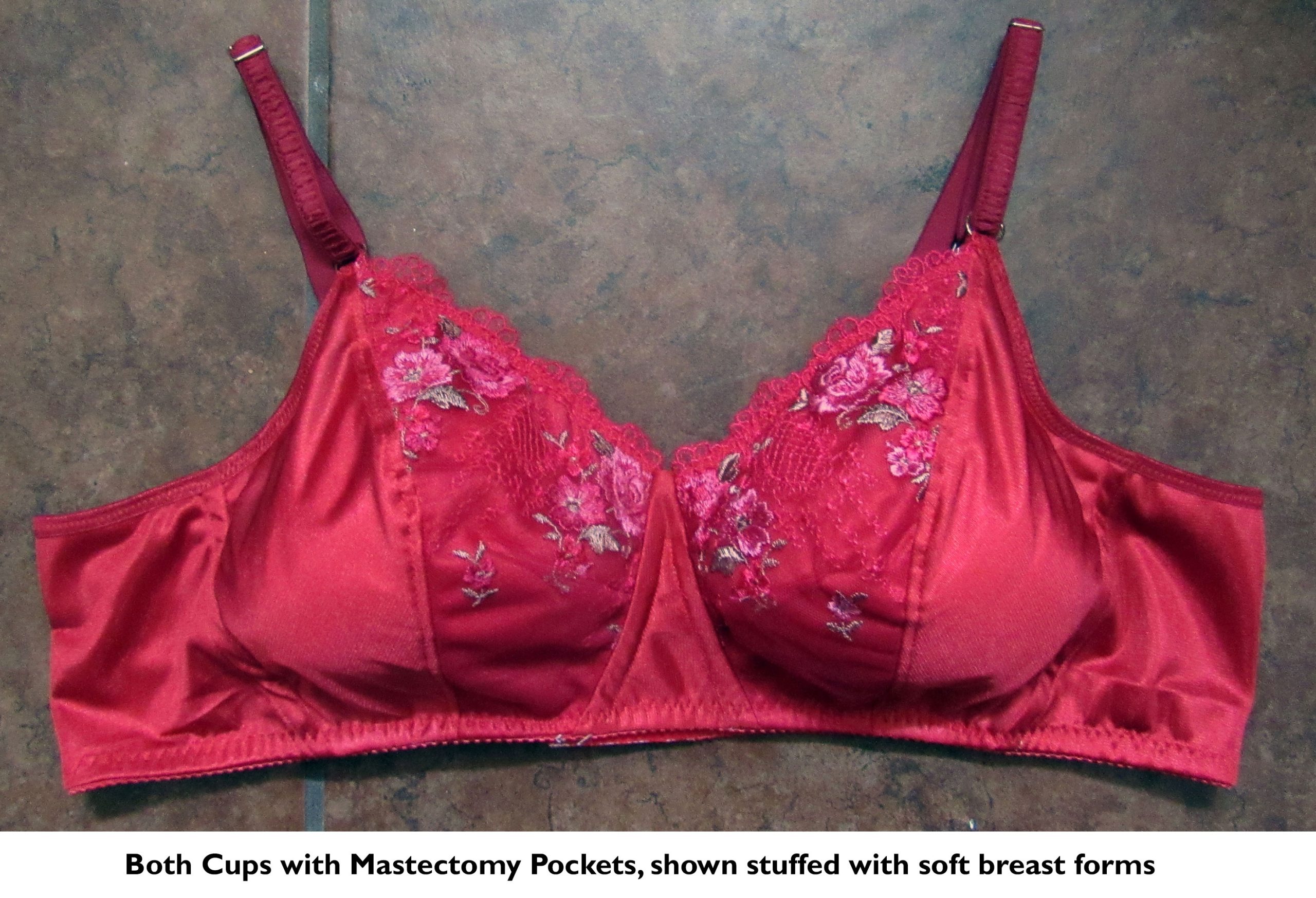 Primrose Mastectomy Bra - Nude Right Pocket (34-44) - Pink Ribbon Lingerie