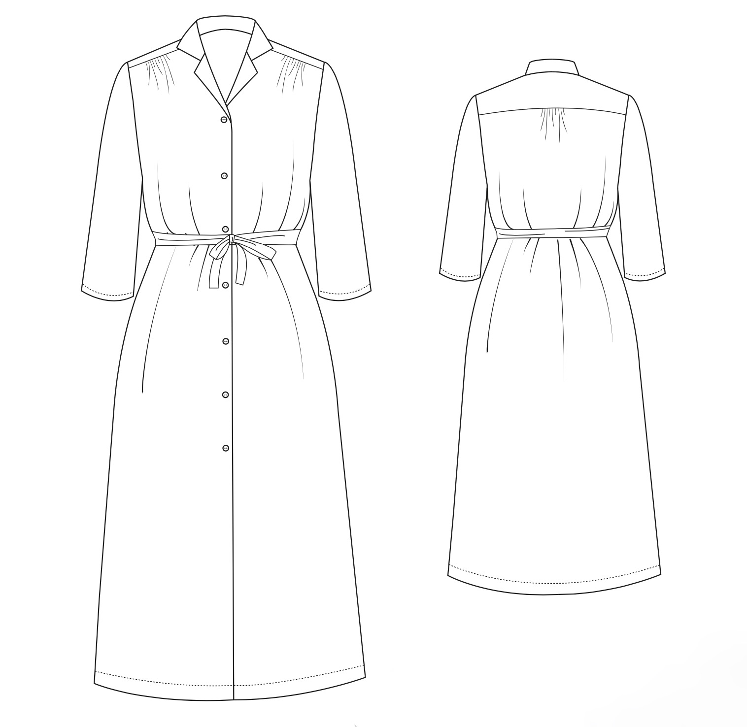 The Modern Sewing Co. Celia Dress - The Fold Line