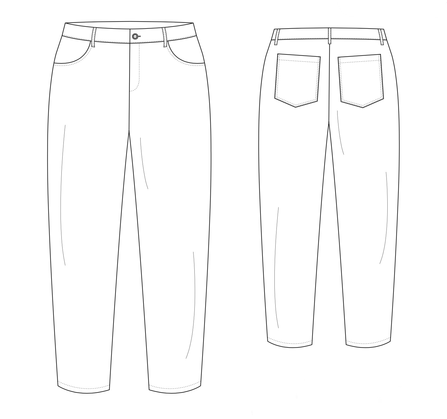 The Modern Sewing Co. Worker Trousers - The Fold Line