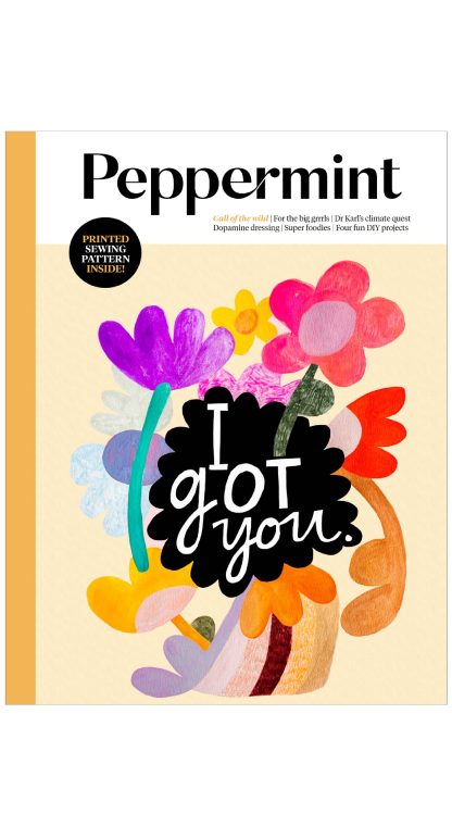 A sewing pattern magazine from Peppermint on The Fold Line. An Australian quarterly magazine focused on style, sustainability, sewing and substance. Each issue also includes a full-size printed sewing pattern.