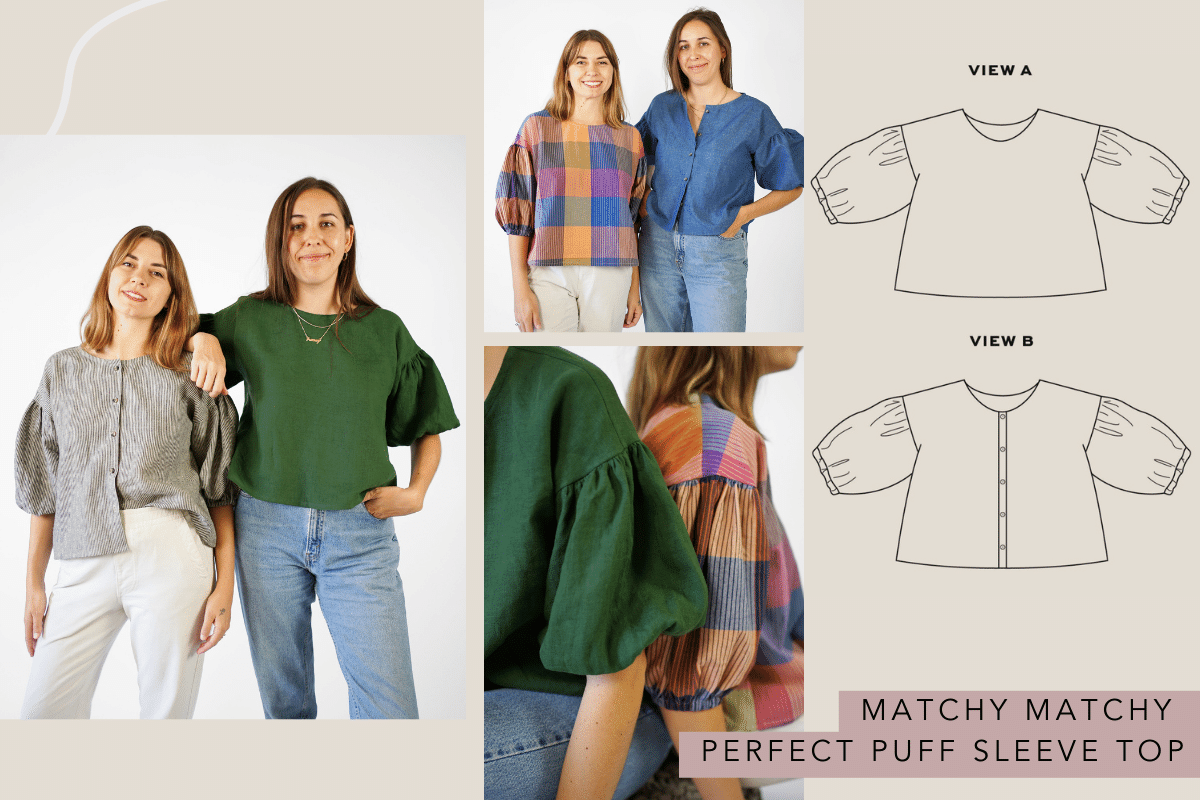 Perfect Puff Sleeve Top PDF Sewing Pattern